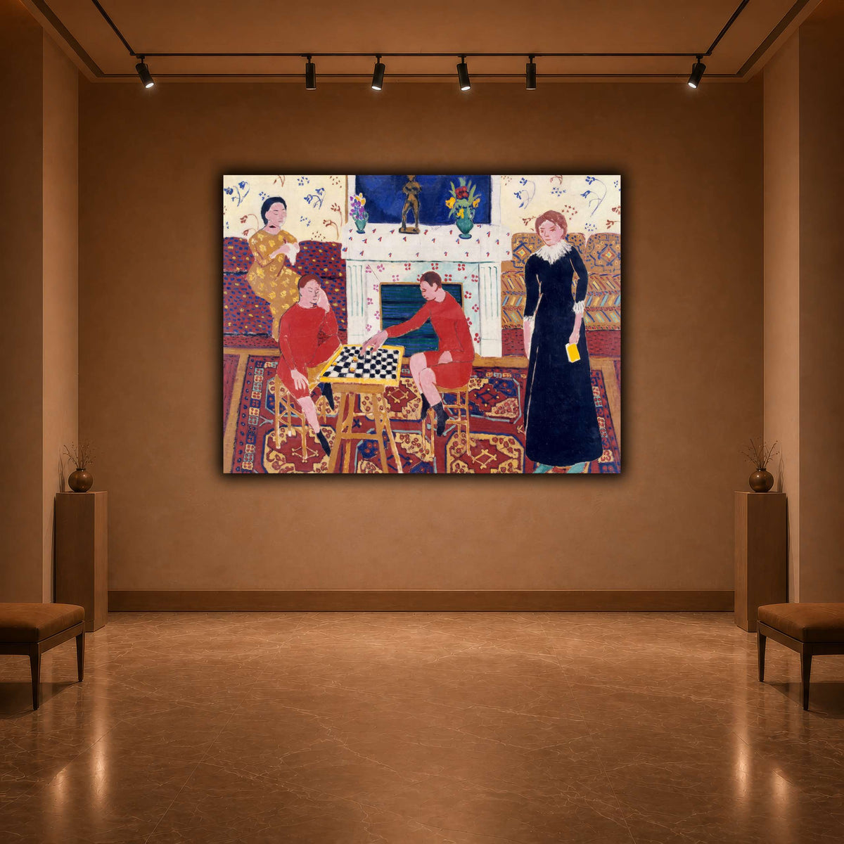 1911,_Portrait_de_la_famille_du_peintre_Henri_Matisse warm-agallery