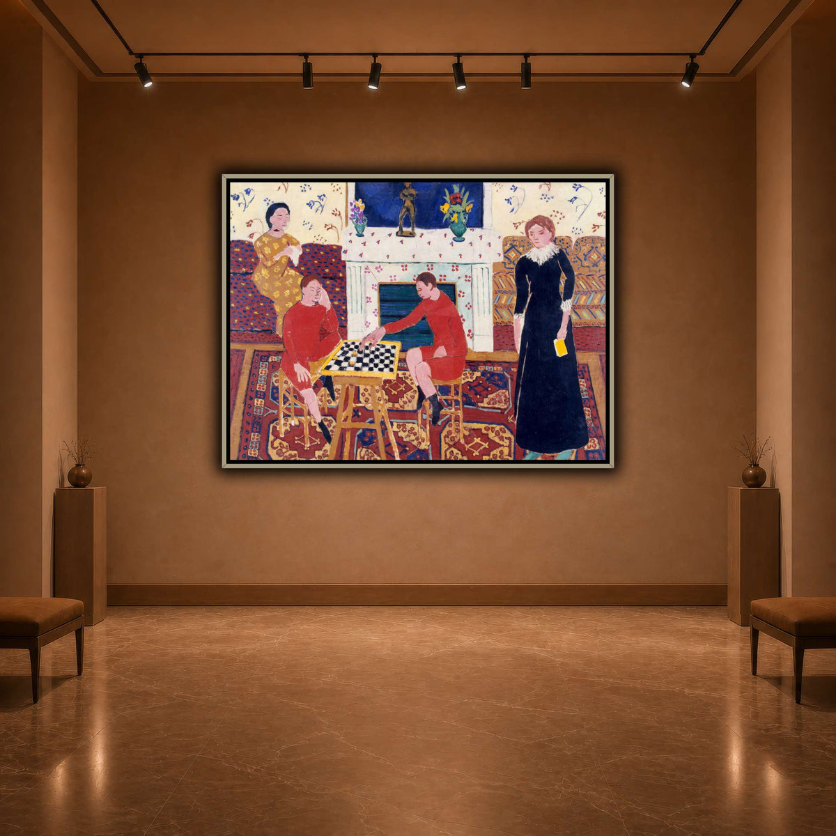 1911,_Portrait_de_la_famille_du_peintre_Henri_Matisse warm-agallery