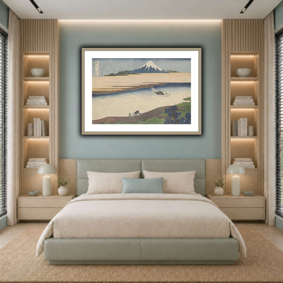 1_Katsushika Hokusai cool-bedroom