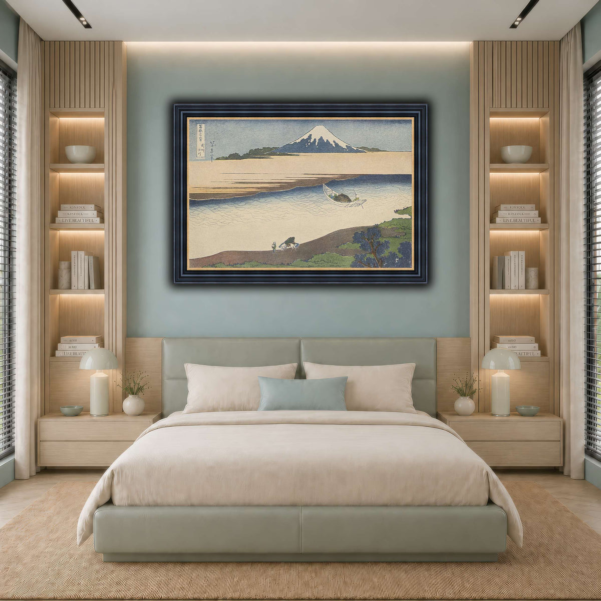 1_Katsushika Hokusai cool-bedroom