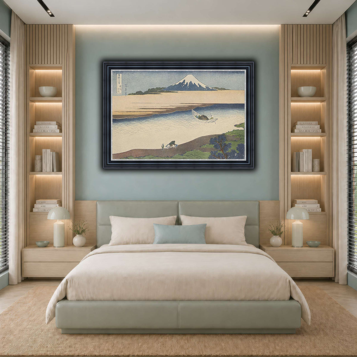 1_Katsushika Hokusai cool-bedroom