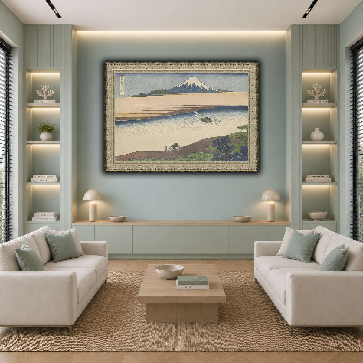 1_Katsushika Hokusai cool-living room