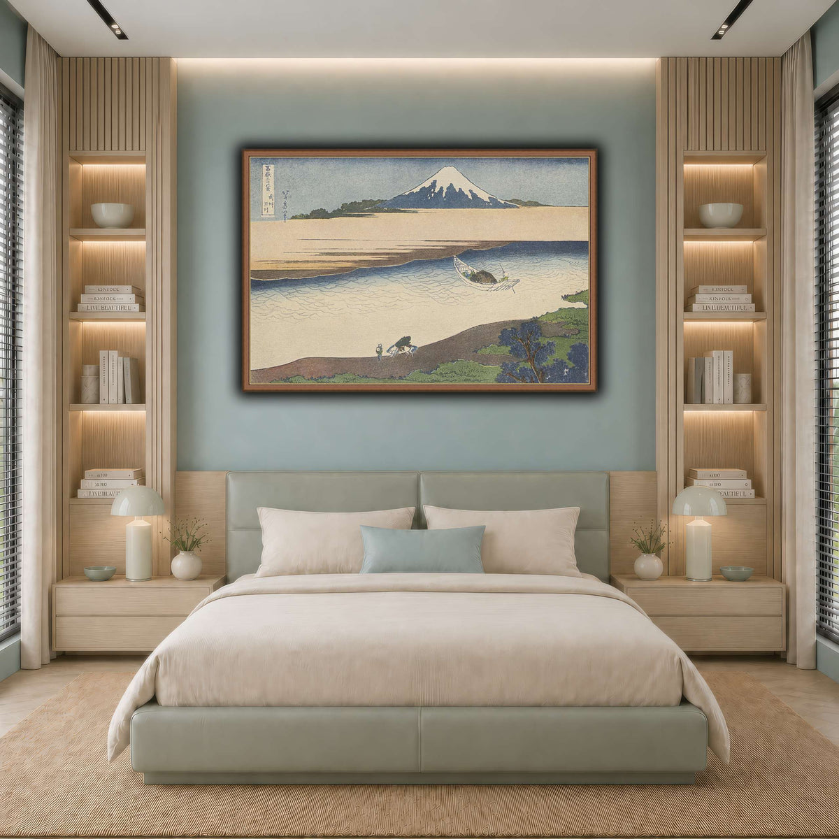 1_Katsushika Hokusai cool-bedroom
