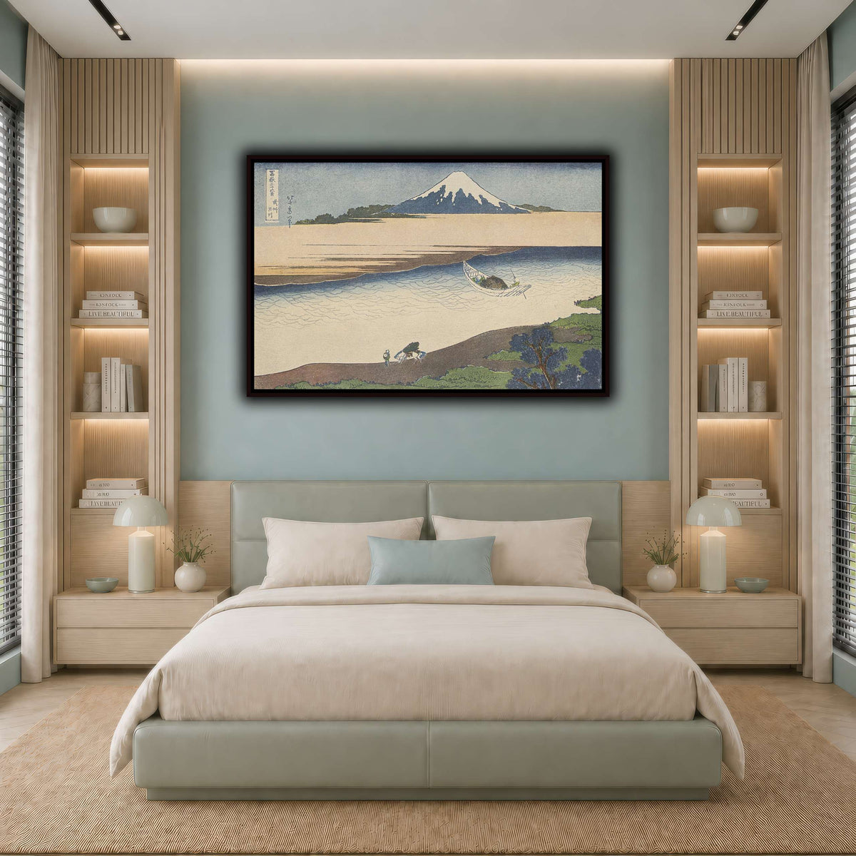 1_Katsushika Hokusai cool-bedroom