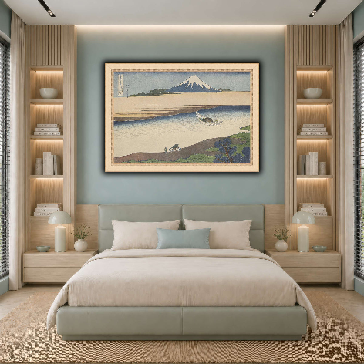 1_Katsushika Hokusai cool-bedroom