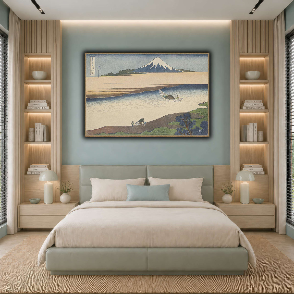 1_Katsushika Hokusai cool-bedroom