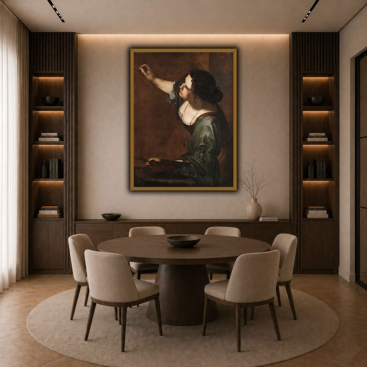 20 dark neutral-dining room