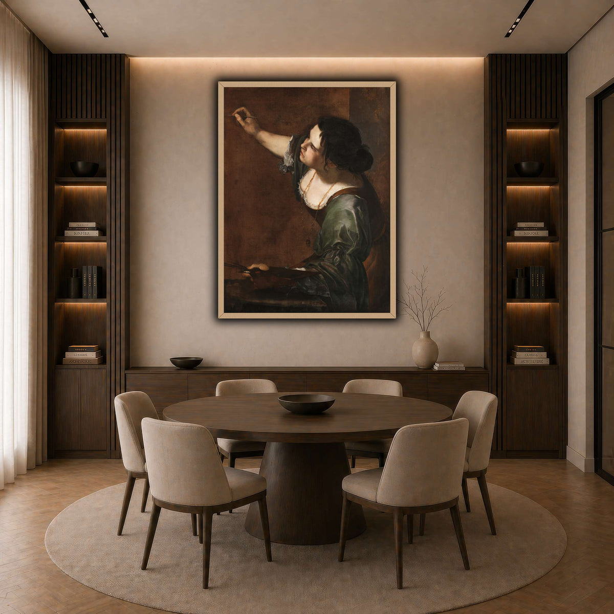 20 dark neutral-dining room