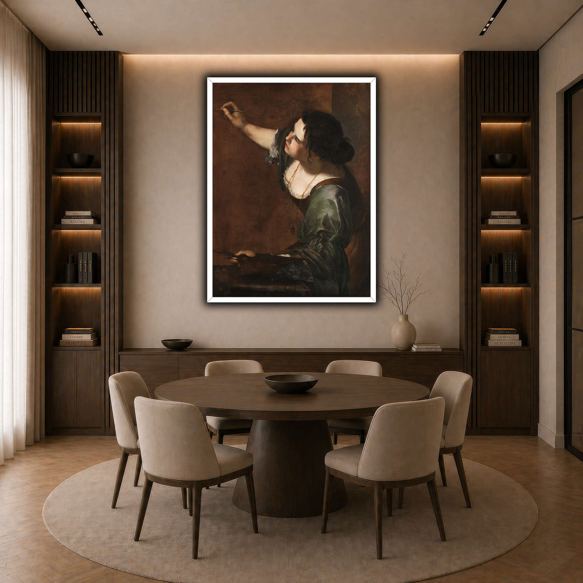 20 dark neutral-dining room