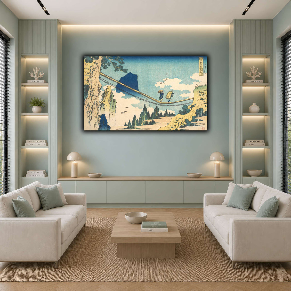 22_Katsushika Hokusai cool-living room