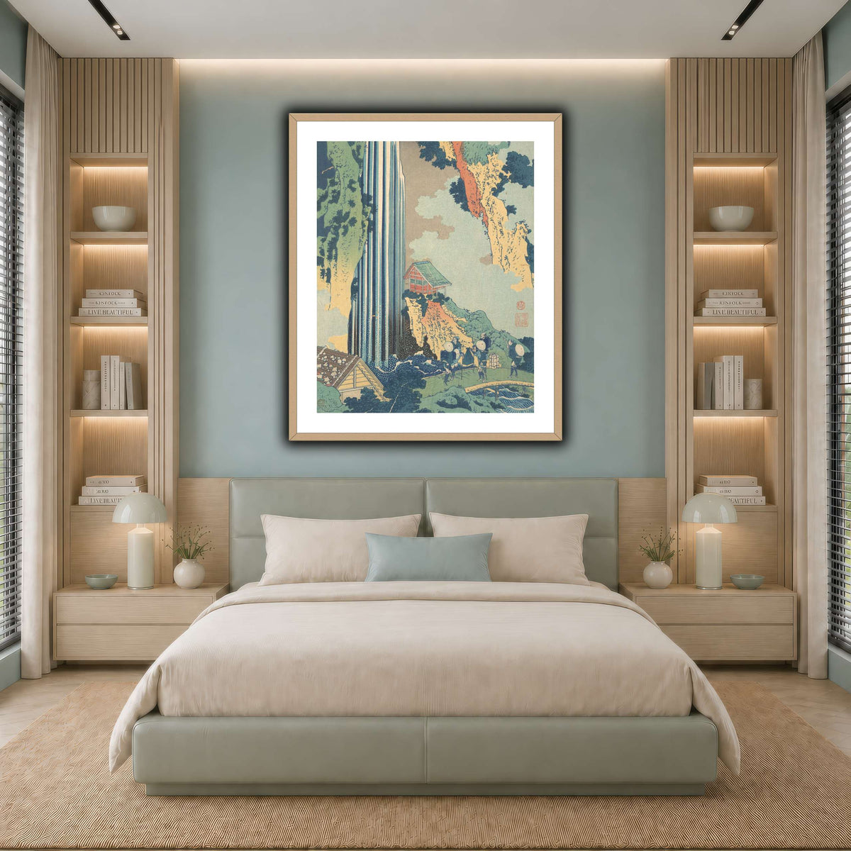 23_Katsushika Hokusai cool-bedroom