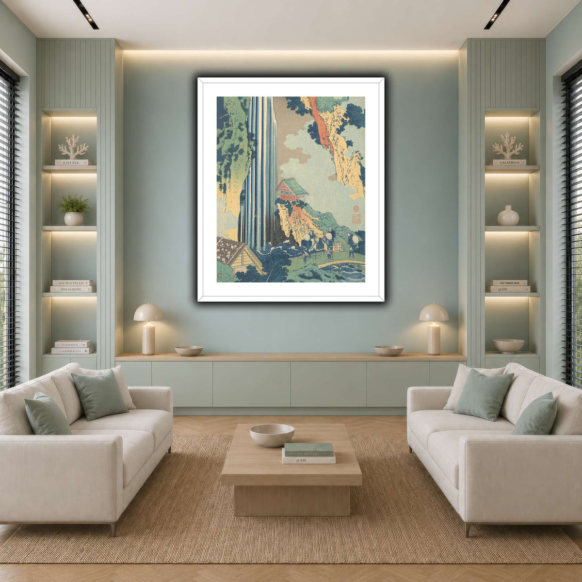 23_Katsushika Hokusai cool-living room
