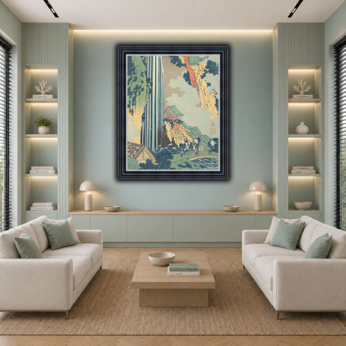 23_Katsushika Hokusai cool-living room