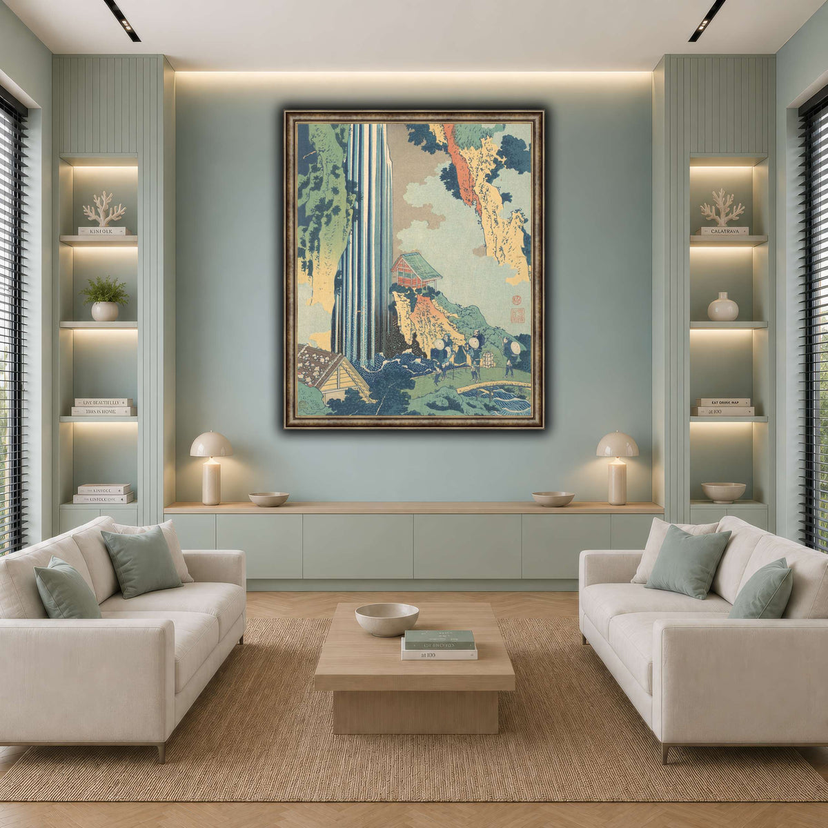 23_Katsushika Hokusai cool-living room