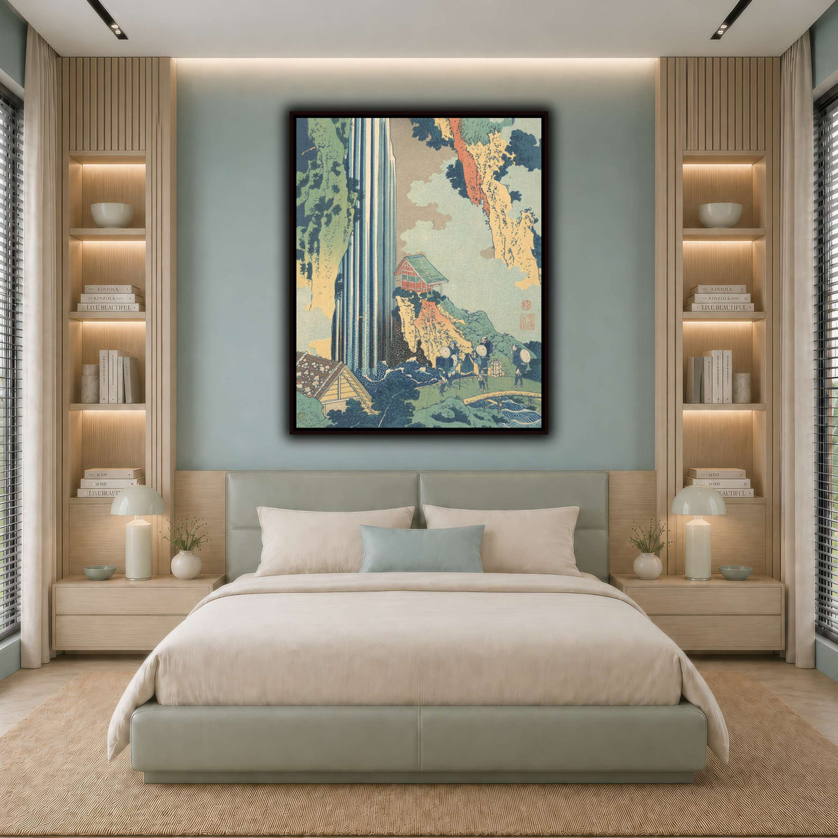 23_Katsushika Hokusai cool-bedroom