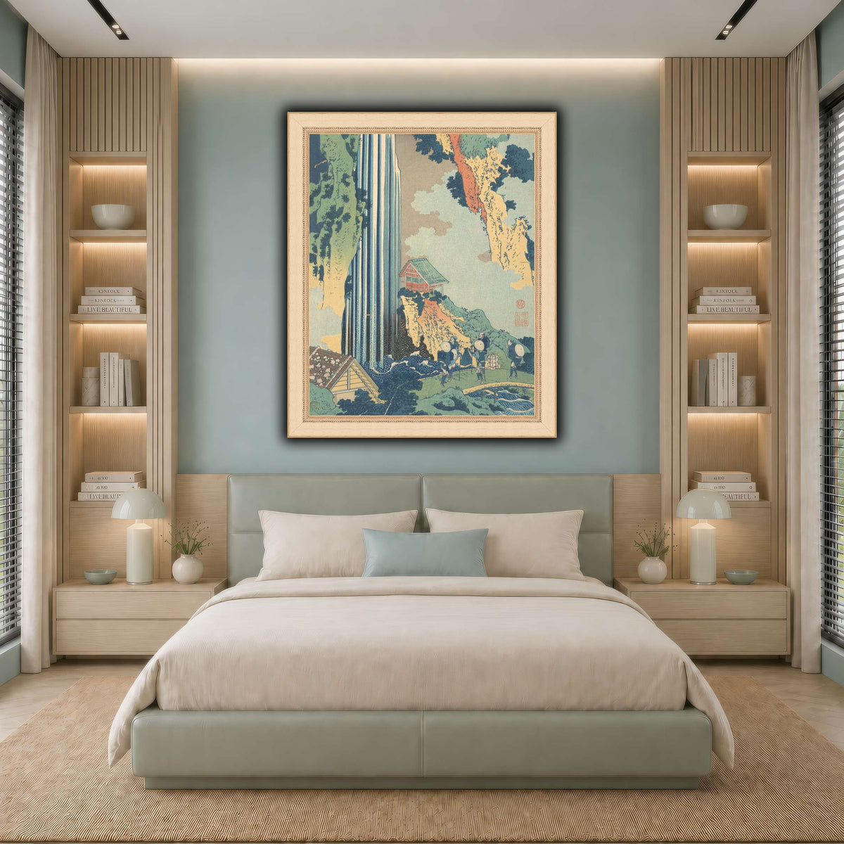 23_Katsushika Hokusai cool-bedroom