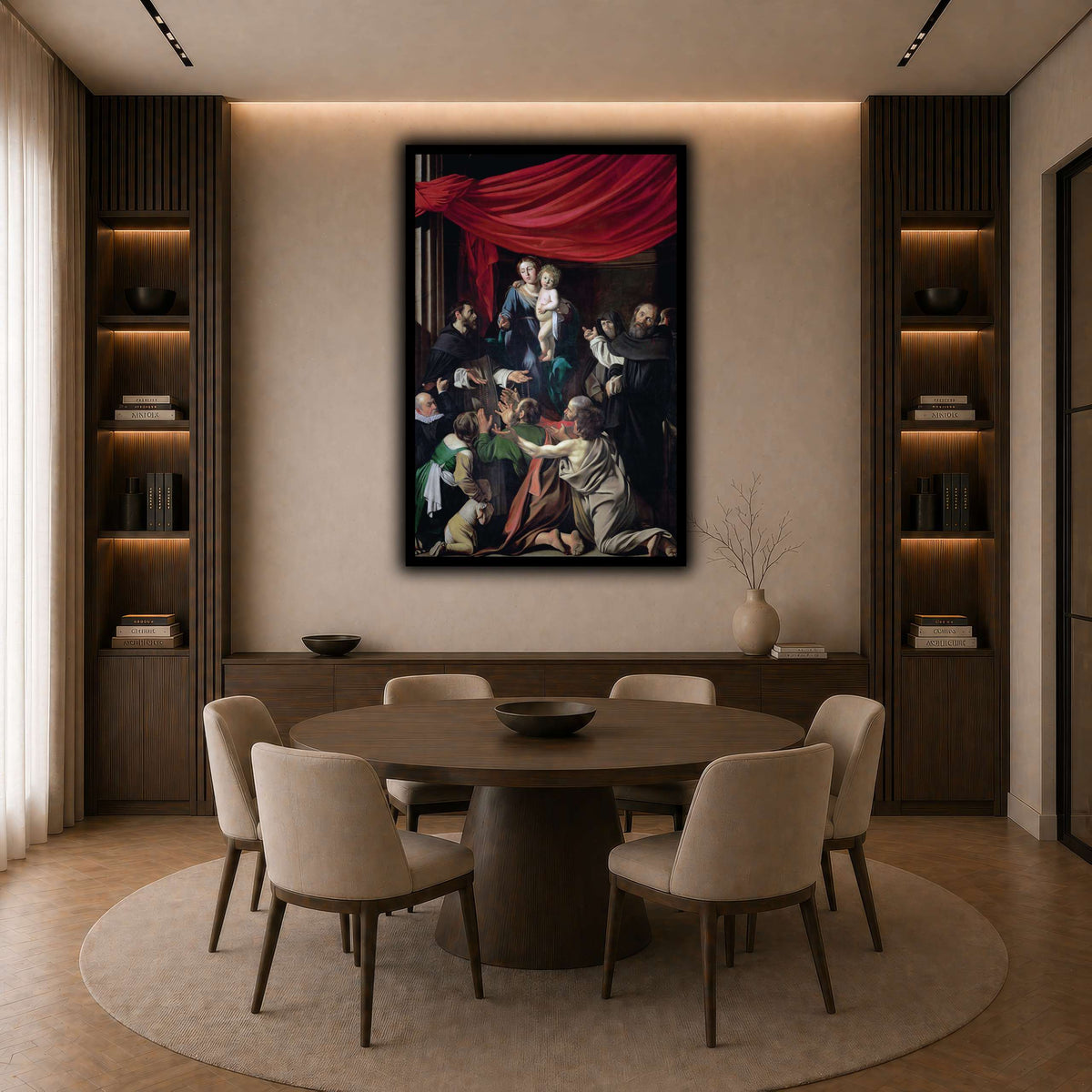 23 dark neutral-dining room