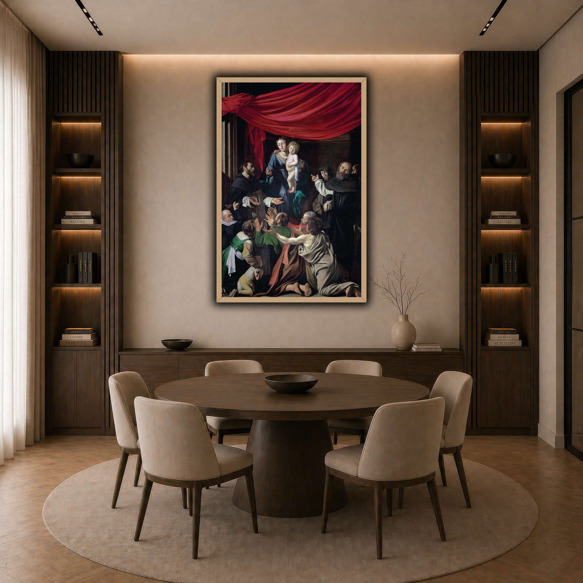 23 dark neutral-dining room