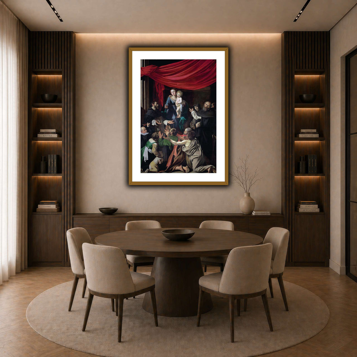 23 dark neutral-dining room