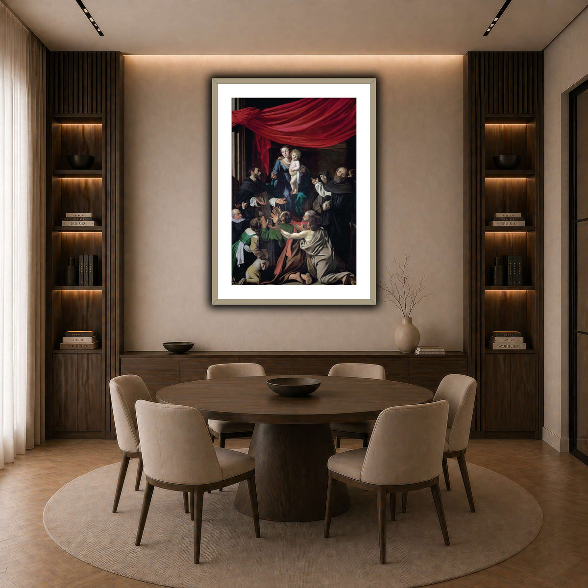 23 dark neutral-dining room