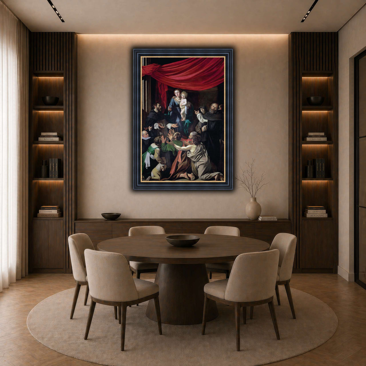 23 dark neutral-dining room
