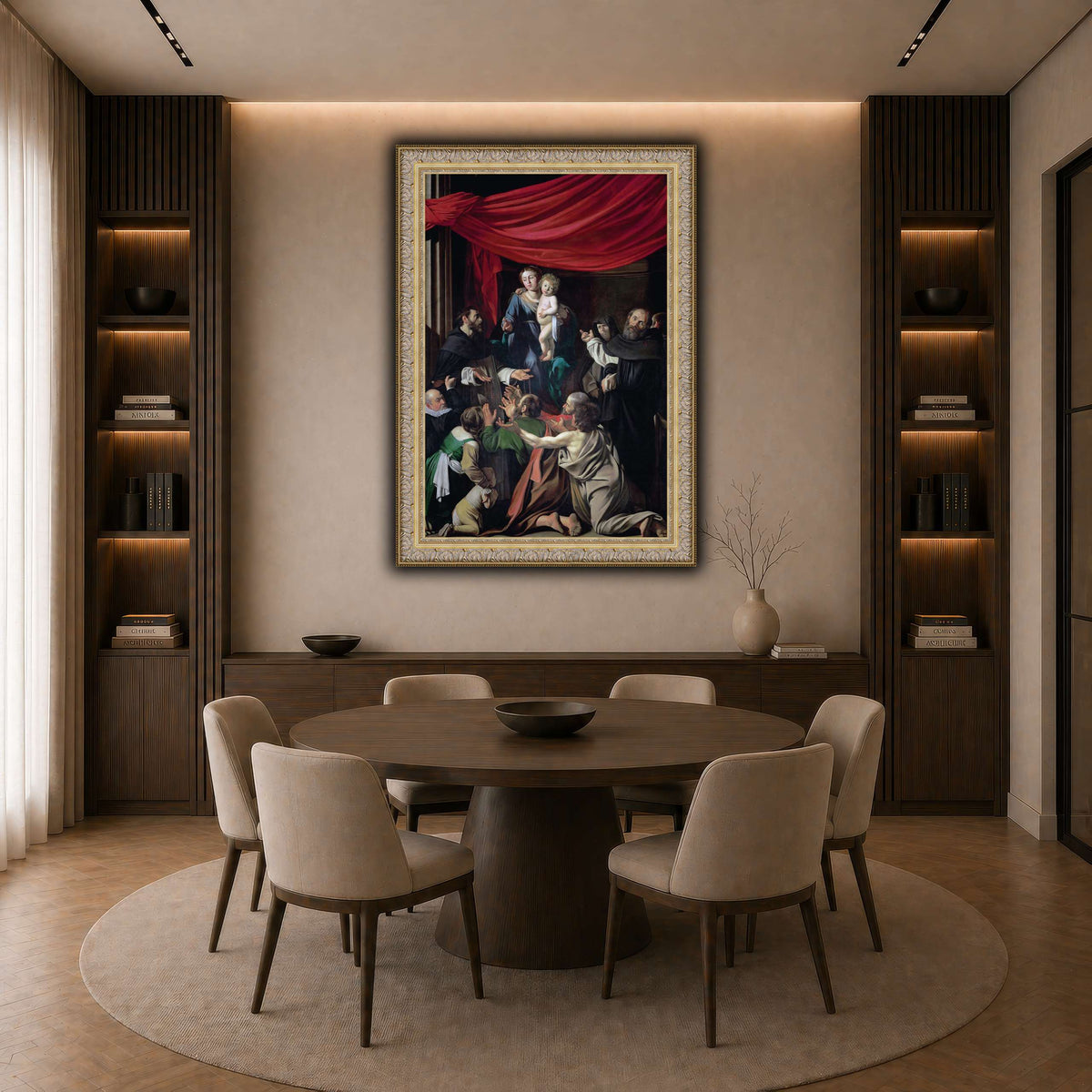 23 dark neutral-dining room