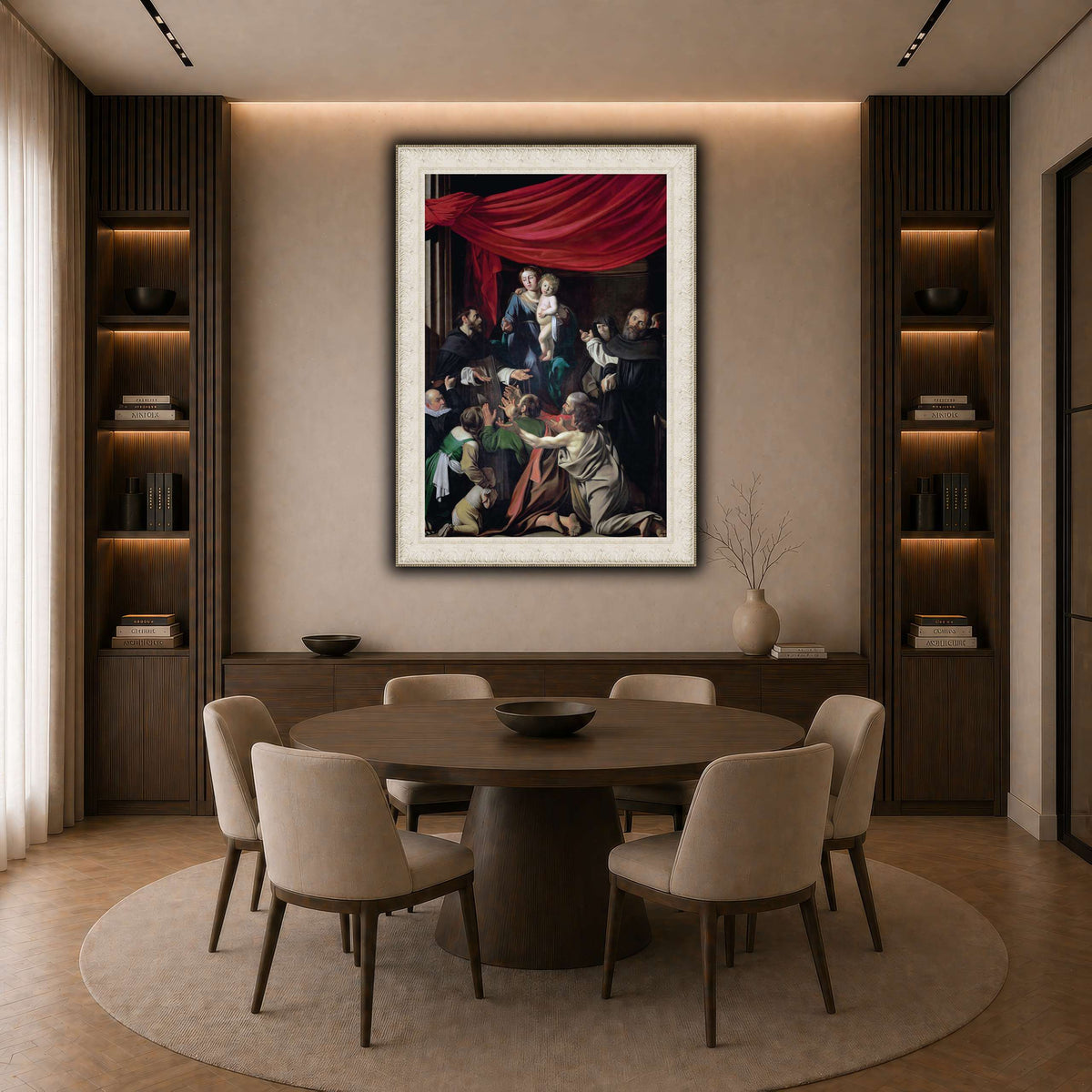 23 dark neutral-dining room