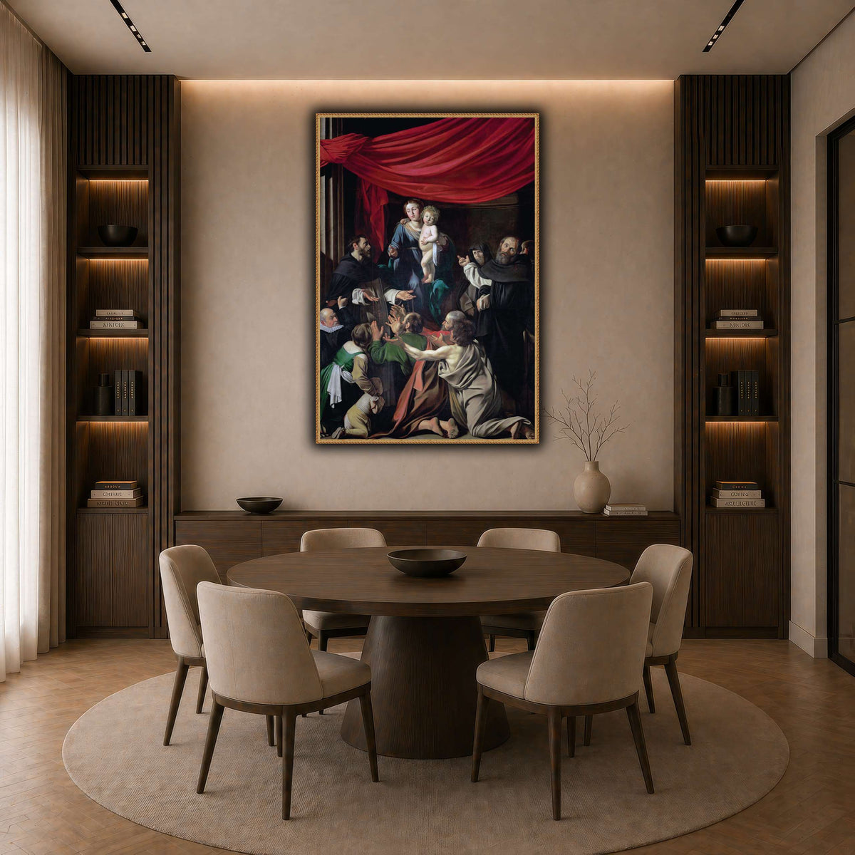 23 dark neutral-dining room