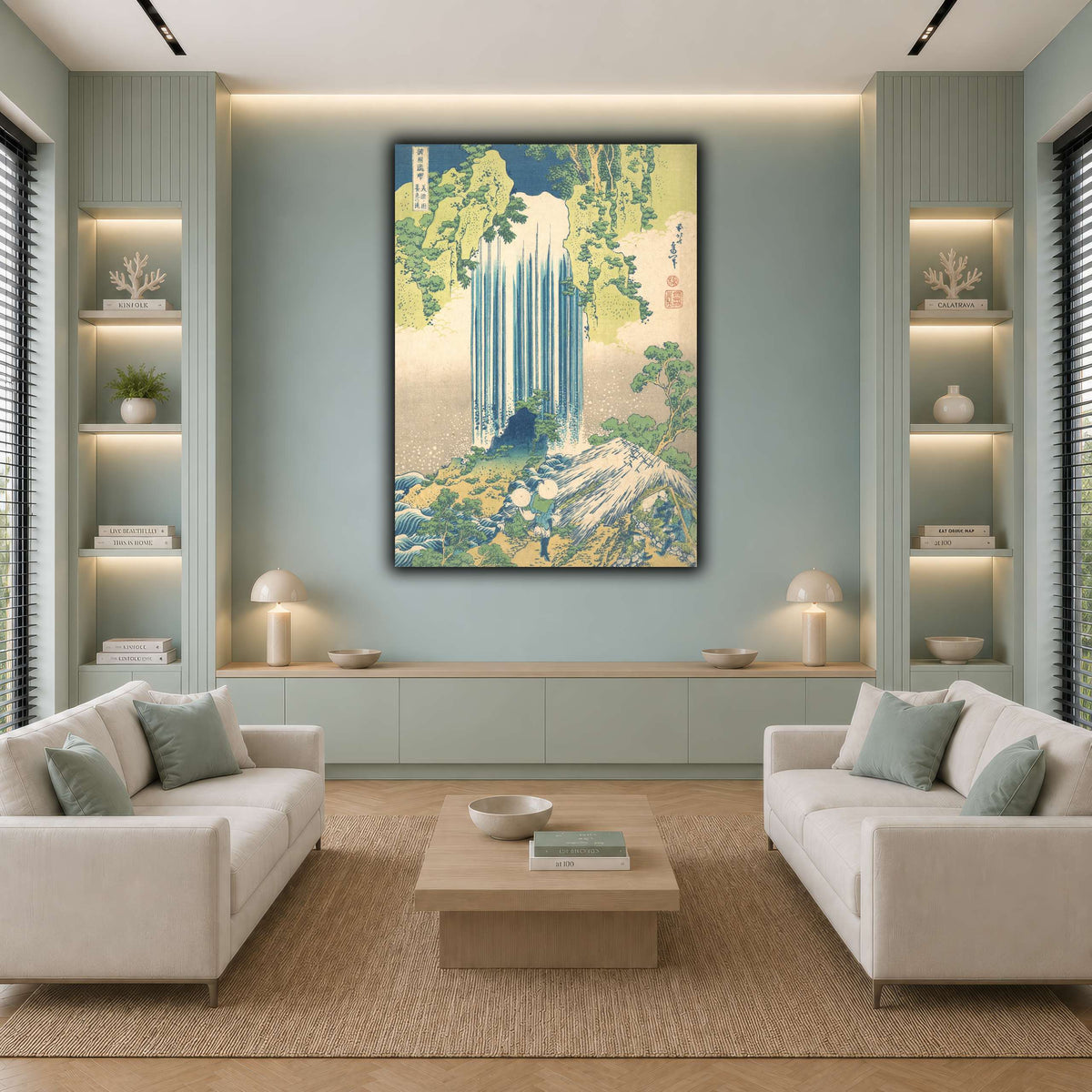 24_Katsushika Hokusai cool-living room