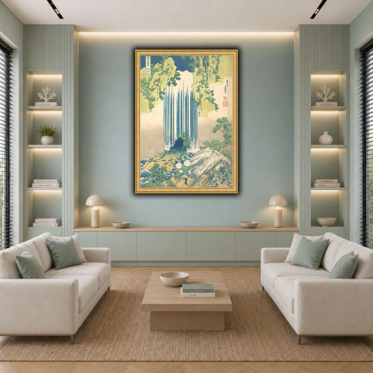 24_Katsushika Hokusai cool-living room