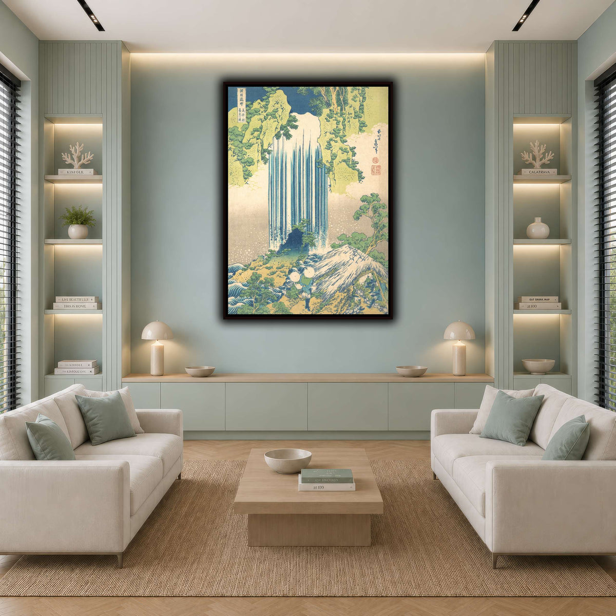 24_Katsushika Hokusai cool-living room