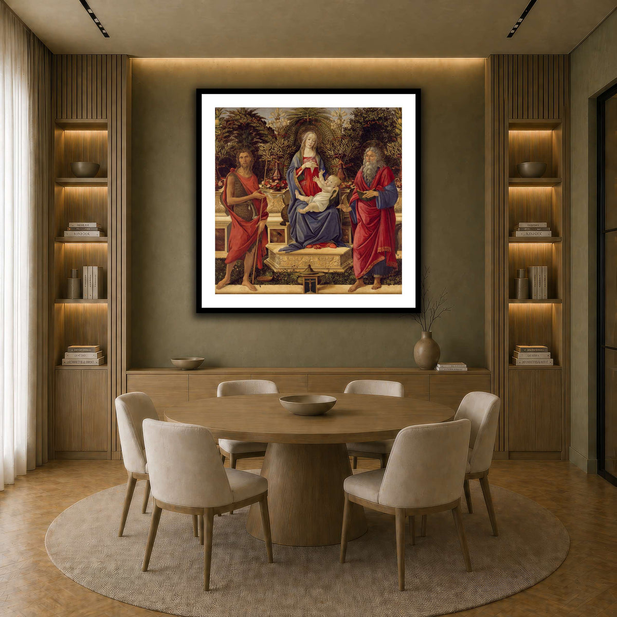24 earth-dining room