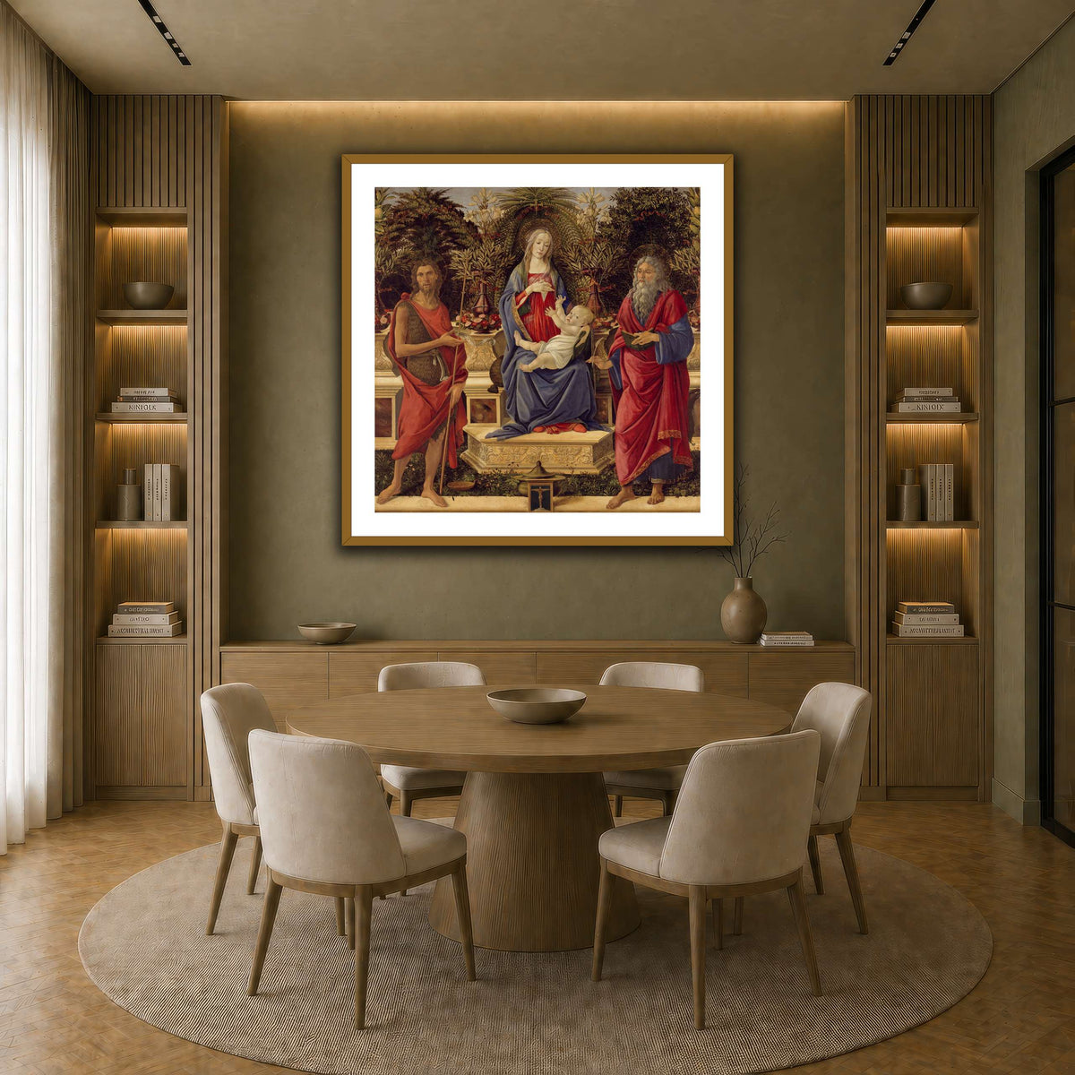 24 earth-dining room