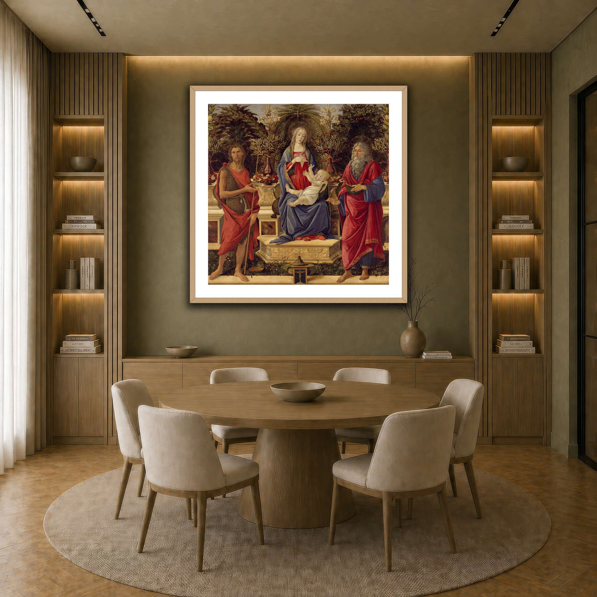 24 earth-dining room