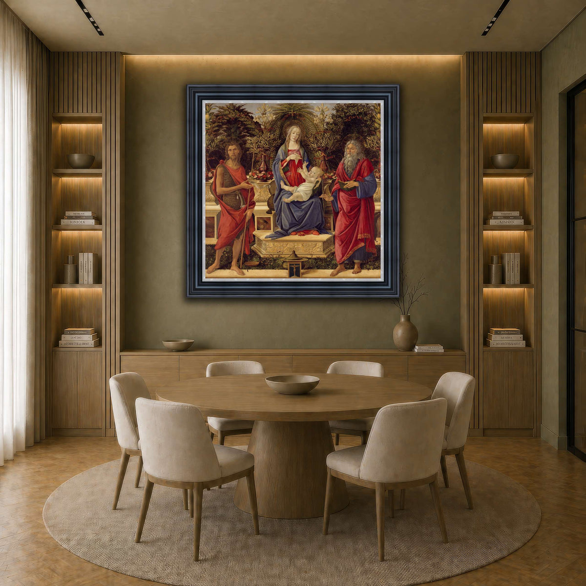24 earth-dining room