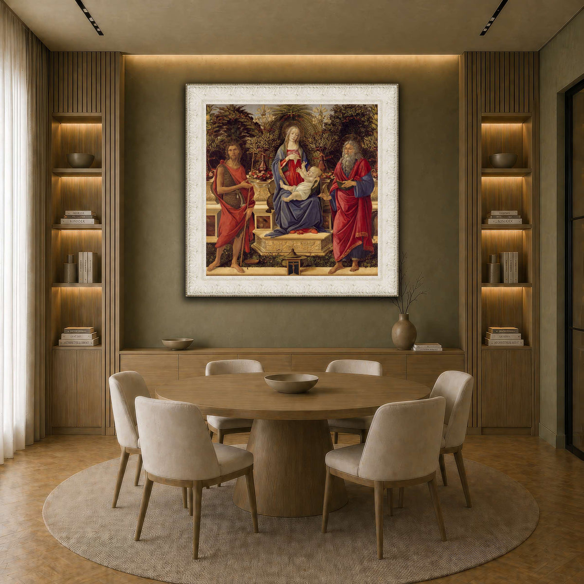 24 earth-dining room