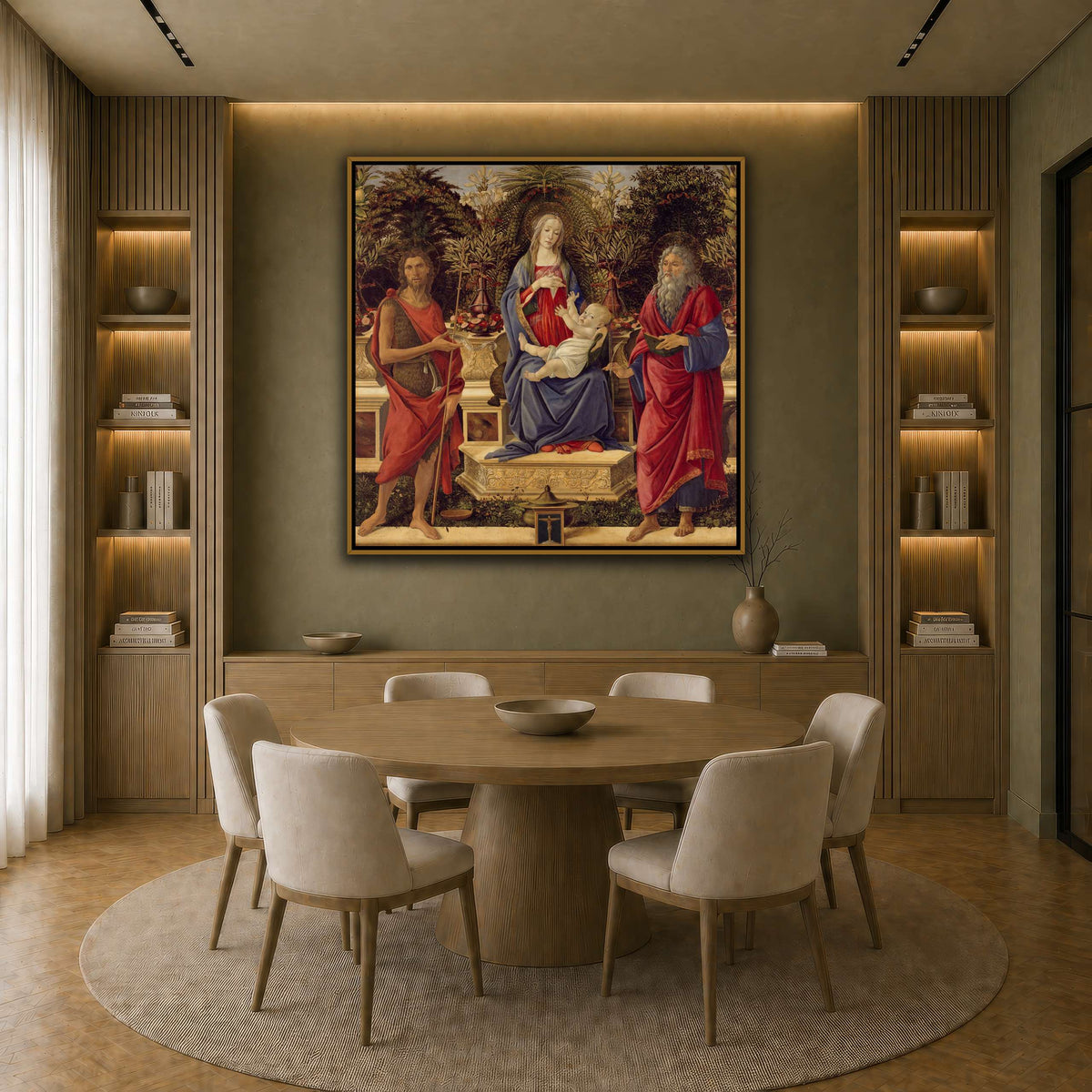 24 earth-dining room