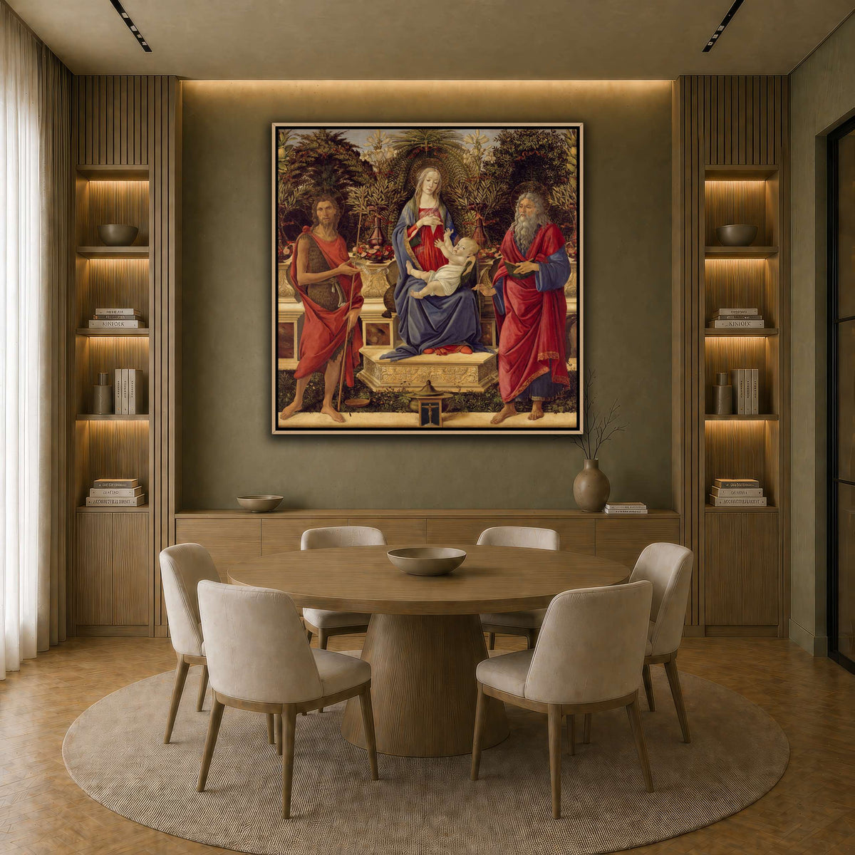24 earth-dining room