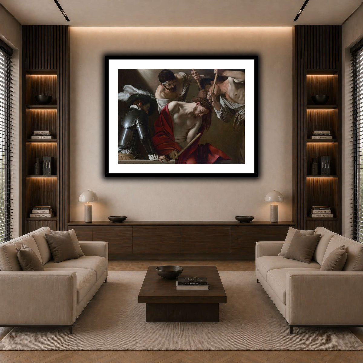 25 dark neutral-living room