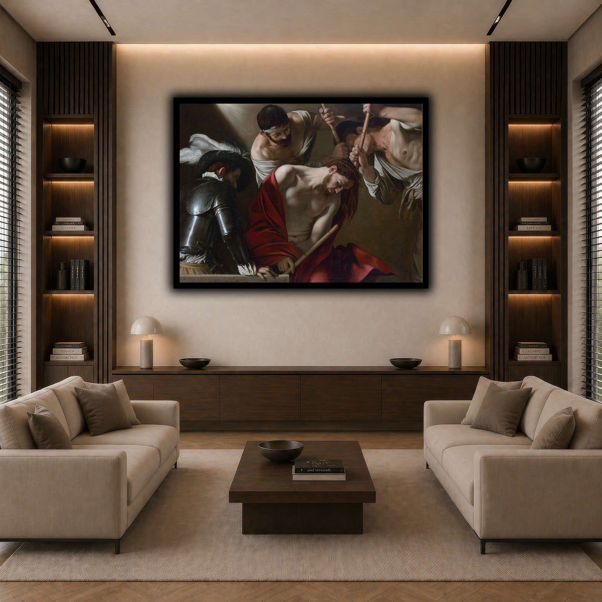 25 dark neutral-living room