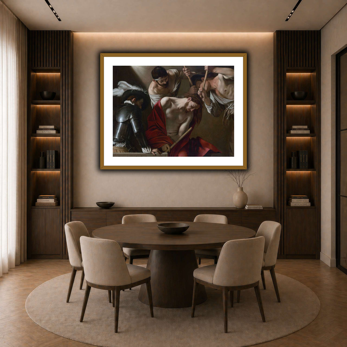 25 dark neutral-dining room