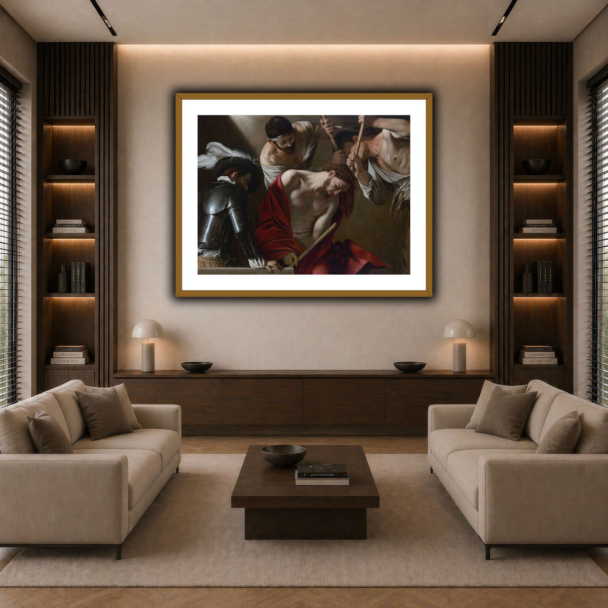 25 dark neutral-living room