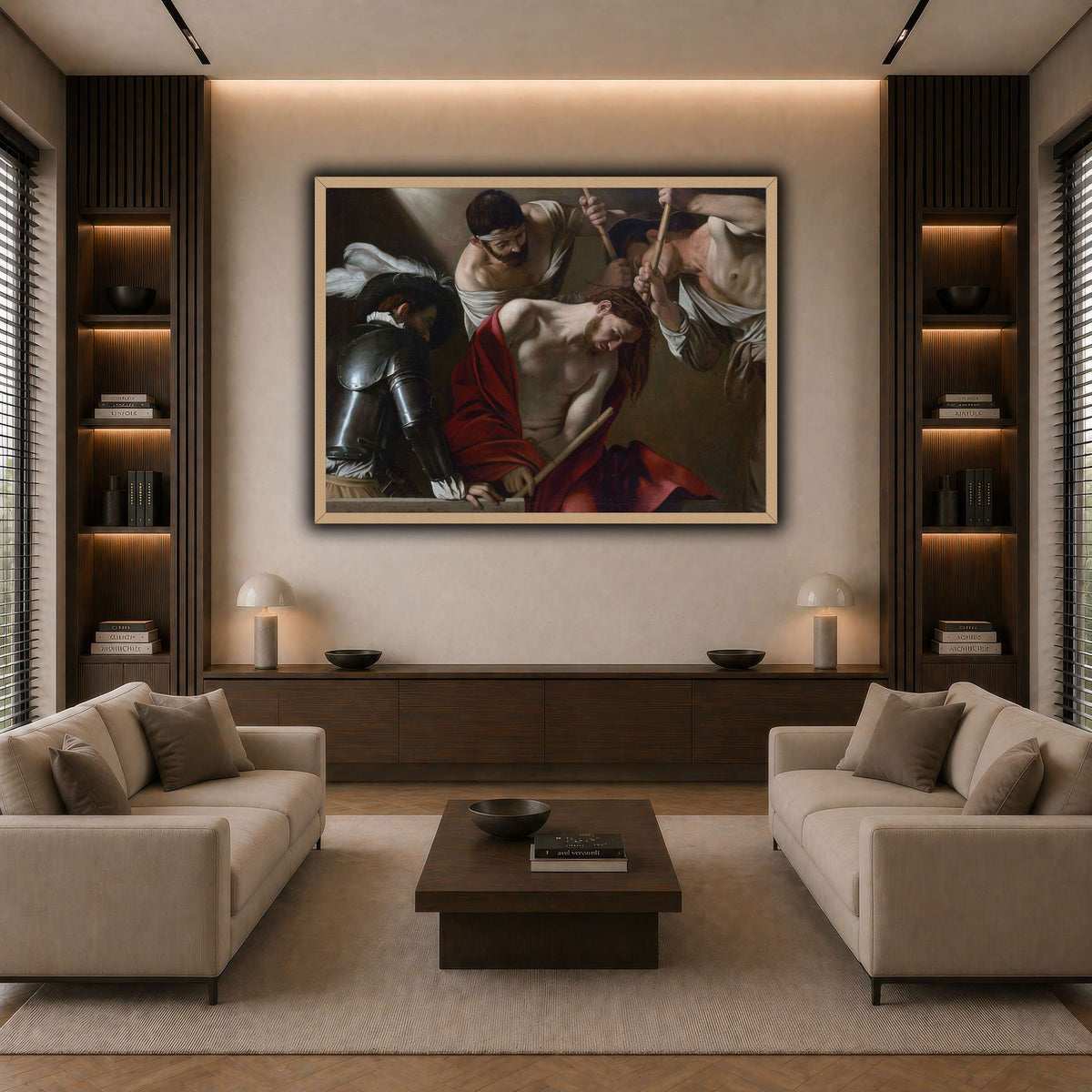 25 dark neutral-living room