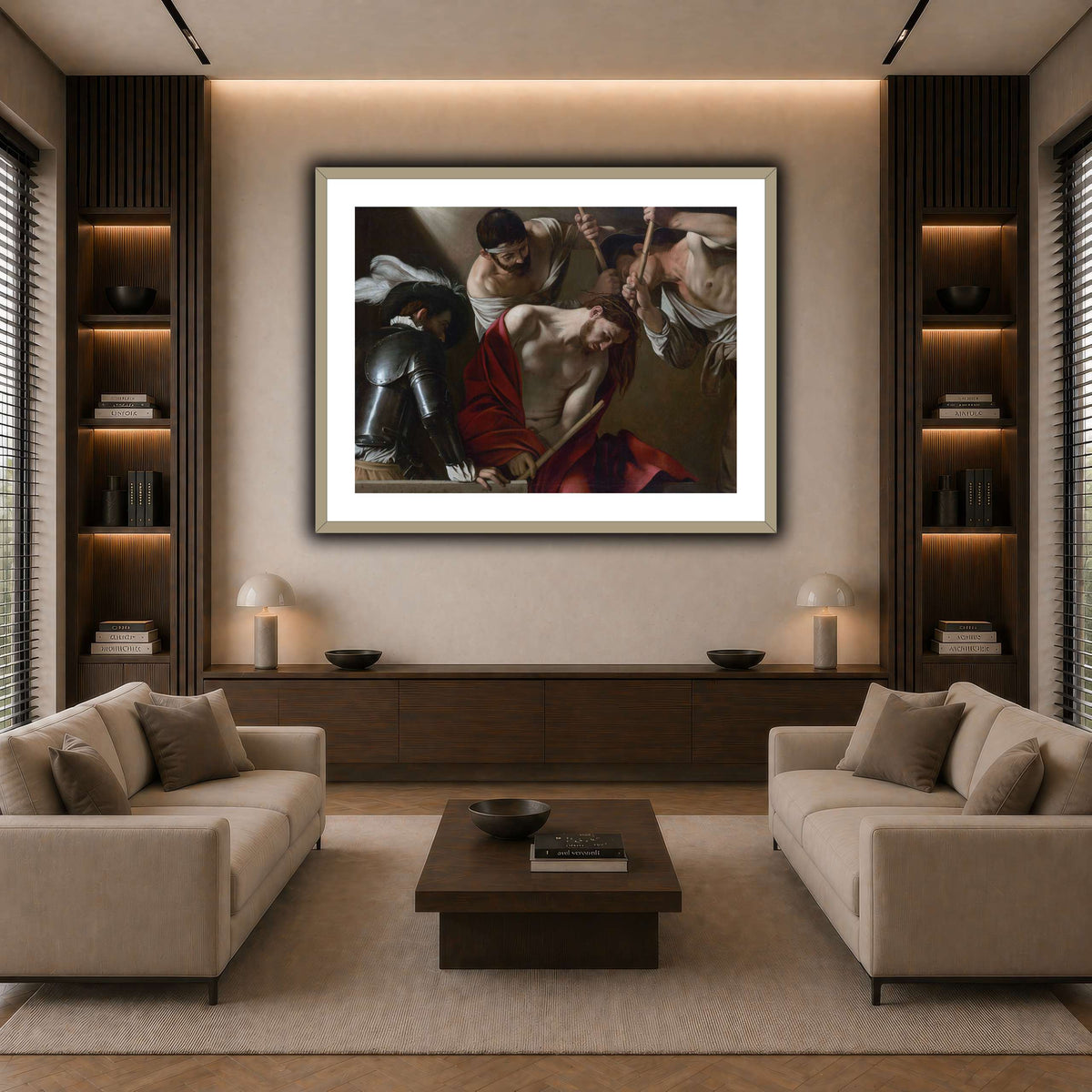 25 dark neutral-living room