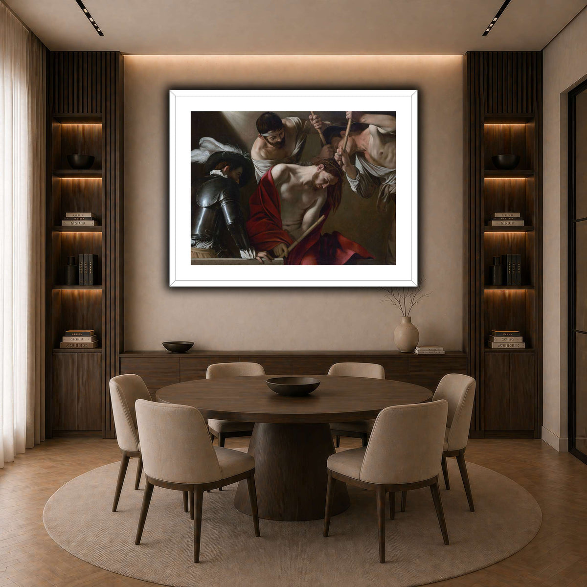 25 dark neutral-dining room