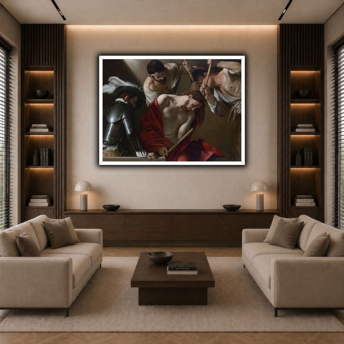 25 dark neutral-living room
