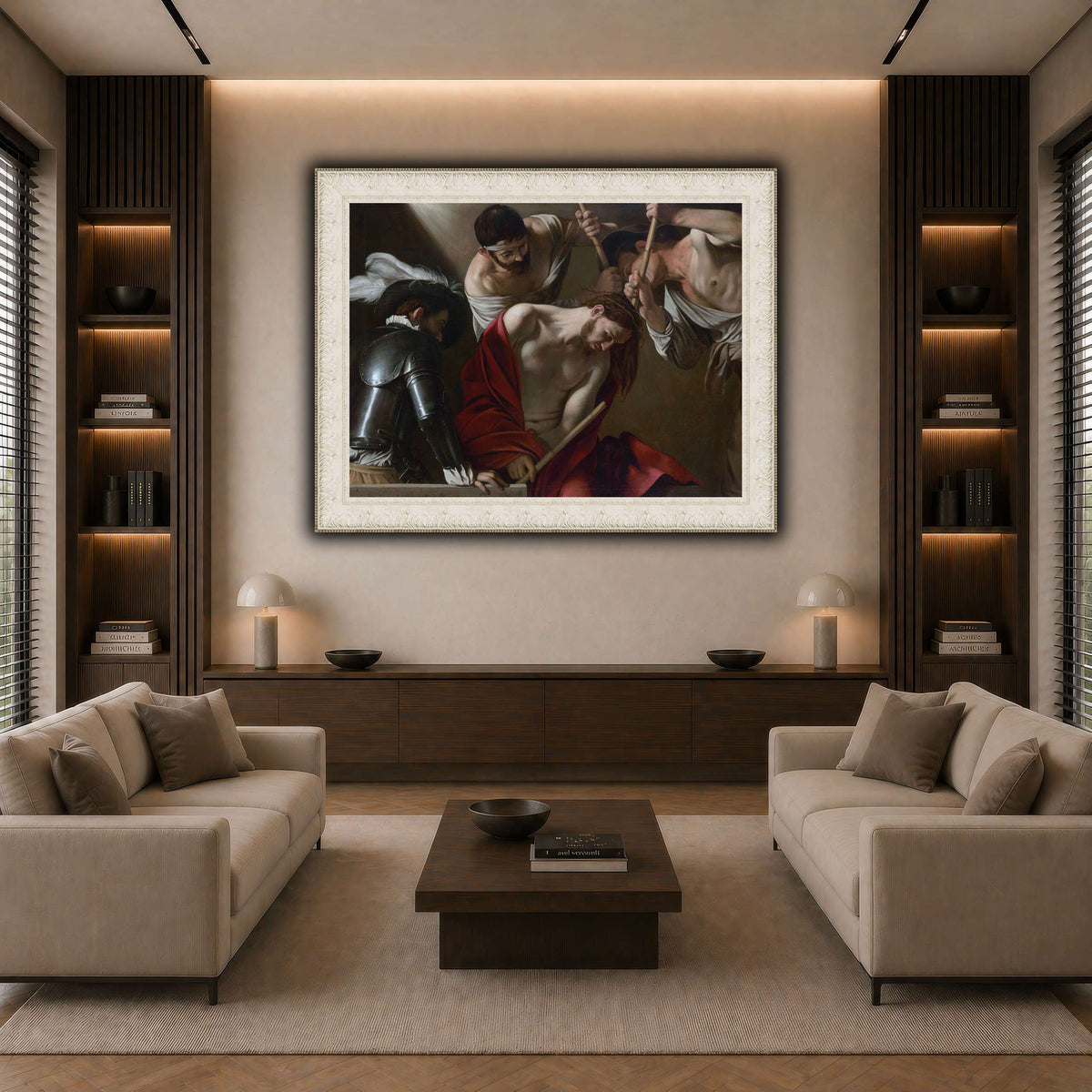 25 dark neutral-living room