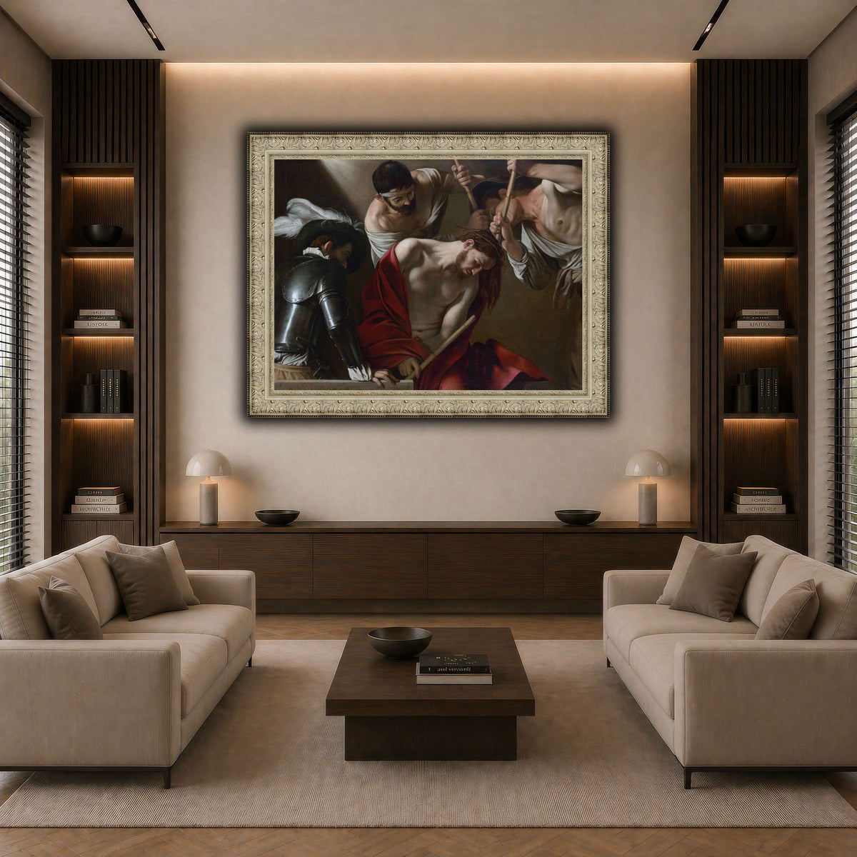25 dark neutral-living room