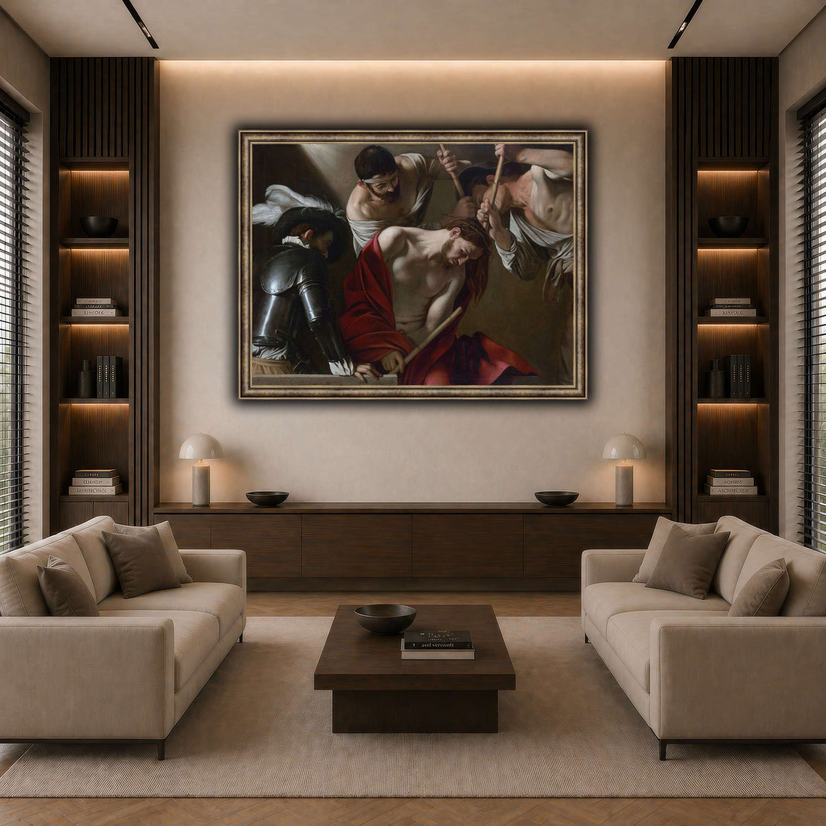 25 dark neutral-living room