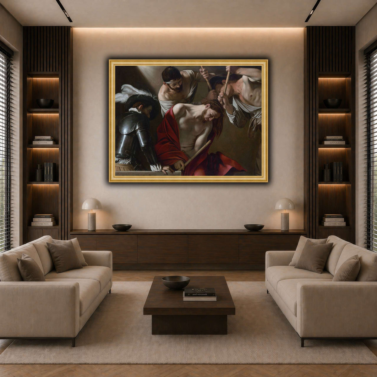 25 dark neutral-living room